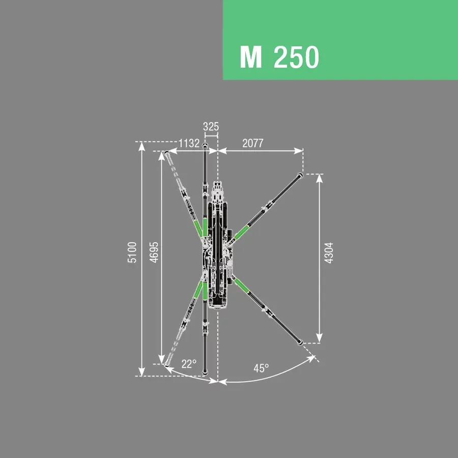 ingombro-M250-Li-ion-new Bg Lift M250 Li-ion